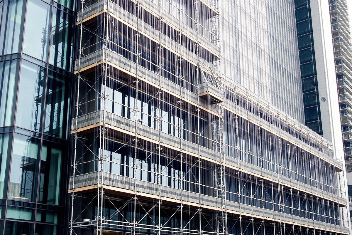 Commercial Scaffolding example
